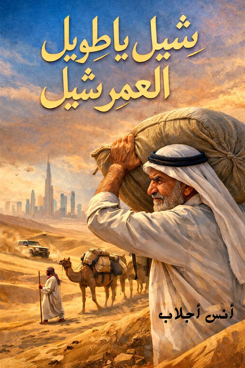 غلاف رواية شيل يا طويل العمر شيل